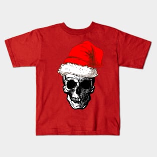 Ho Ho Ho Santa Skull Kids T-Shirt